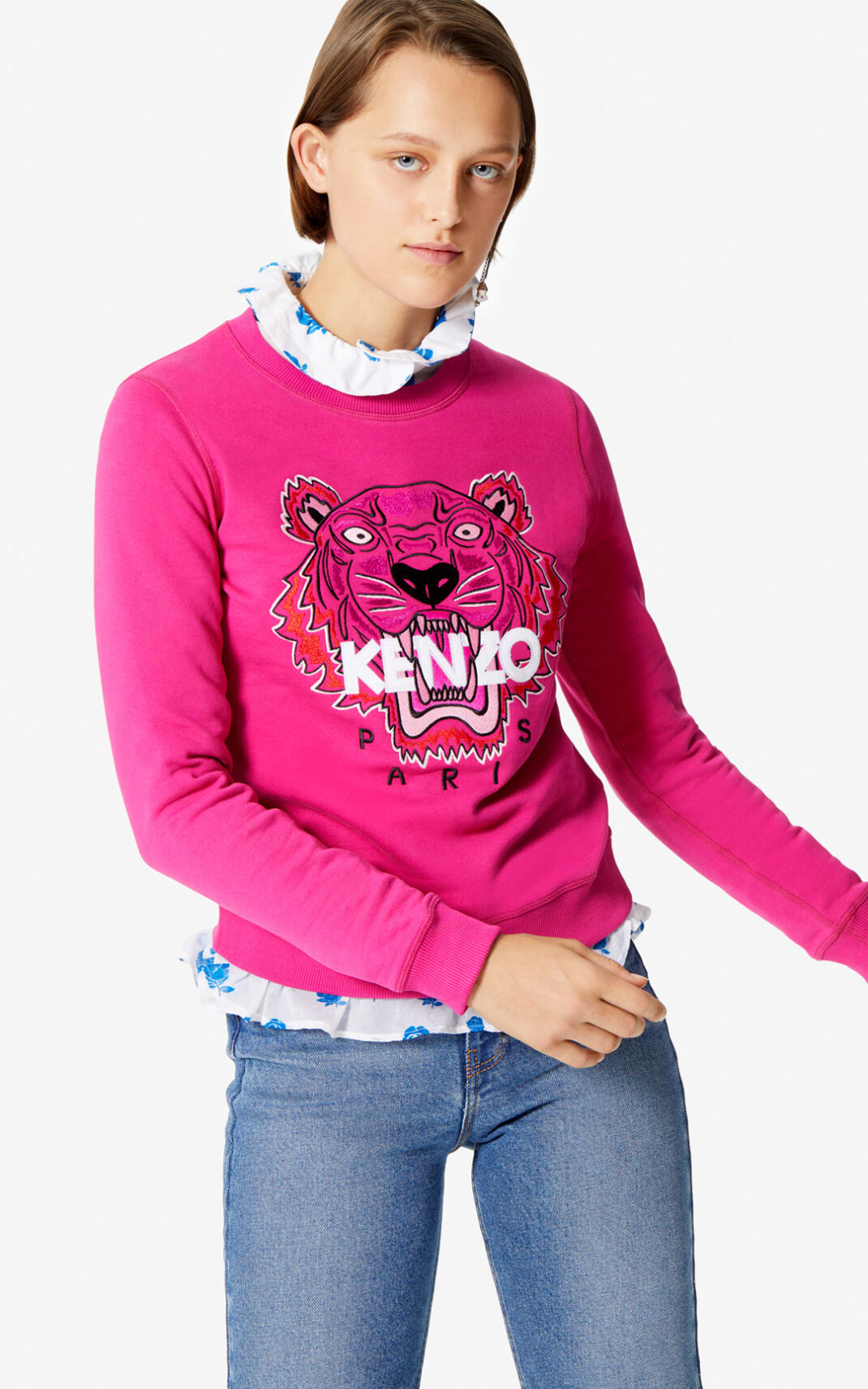 Sweat Kenzo Femme Tiger Foncé YEHFR-9213